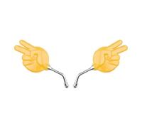 Handlebar Mirror A pair Motorcycle personality mirrors Scooter Rearview Mirrors Side Mirror Gesture Rear View For Dio 50 For JOG
