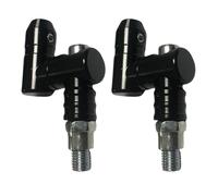 Handlebar Mirror Adapters | Height Extender Adapters Kit - Extending Aluminum 360 Degree Adjustable Parts for Outdoor Riders Touring Adventure Bike Enthusiasts