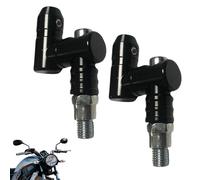 Handlebar Mirror Adapters | Motorcycle Rear View Mirror Mount Risers,Extending Aluminum 360 Degree Adjustable Parts for Outdoor Riders Touring Adventure Bike Enthusiasts