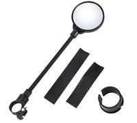 Handlebar Mirror | Ajustable Rotatable Bike Mirror Handlebar - Scratch Resistant Safety Rearview Shock Absorbing Lens for Cycling Enthusiasts