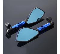 Handlebar Mirror Motorcycle 8 /10MM Screws Rearview Mirror For MT07 MT09 MT10 FZ1 FZ6 FZ09 FZ8 XSR700 XSR900 XSR 400 Tracer 900(BLUE)