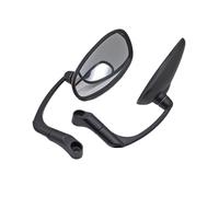 Handlebar Mirror Motorcycle Black Rear Mirror Moto Motorcycles Motorbike Scooters Oval Rearview Mirrors Side View Mirrors(2)