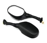 Handlebar Mirror Motorcycle Rear View Mirror Motorbike 8mm Back Side Replacement Mirrors Scooter E-bike Universal Use Rear View Side Mirror