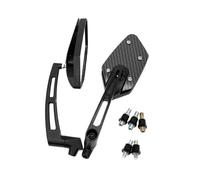 Handlebar Mirror Motorcycle Rearview Mirror Right And Left Side Rear View Mirror Rotatable Vision Side Mirrors 8mm 10mm