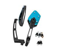 Handlebar Mirror Motorcycle Rearview Mirror Right And Left Side Rear View Mirror Rotatable Vision Side Mirrors 8mm 10mm