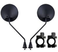 Handlebar Mirror Motorcycle Rounded Side Back View Mirror Motorbike e-bike Scooter 10mm 8mm Rearview Mirrors For For