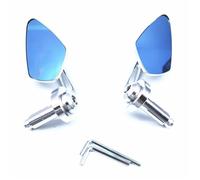 Handlebar Mirror Motorcycle Side Rear View HandleBar End Mirrors For For CB1000R For CB1300 7/8" 22mm Reflector Mirror(Silver)