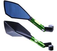 Handlebar Mirror Motorcycle Side Rear View Mirror For Road Star S 1700 XV1700 Bolt XVS950 Vmax 1700 XVS1300 XV250 XVS1100 XVS950(GREEN,Short)
