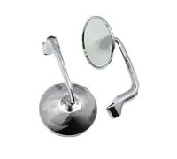 Handlebar Mirror Motorcycle Side RearView Mirror For CFMOTO 150NK 250NK 450NK 450MT 800NK 250CL 450CL 360°rotatable Rearview Mirror(Chrome)