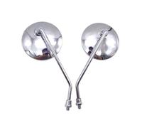 Handlebar Mirror Universal 8 10mm Motorcycle Rearview Mirrors Scooter Chrome Round Side Mirror For Dio Af27 Cub Super Cub Supercub Sh Gn125