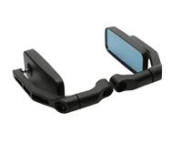 Handlebar Mirrors Black Motorcycle Modified Aluminum Rearview | Black Motorcycle Modified Aluminum Rearview Reverse Side Mirrors Anti-Glaring Motorcycle Square Rearview Mirror