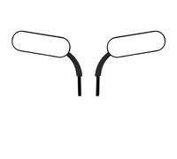 Handlebar Mirrors For Dyna Softail Touring Sportster XL1200 | Motorcycle Rear View Rearview Oval Side Mirrors For Dyna Softail Touring Sportster XL1200 883 Breakout Street Glide Slim