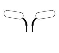 Handlebar Mirrors For Dyna Softail Touring Sportster XL1200 | Motorcycle Rear View Rearview Oval Side Mirrors For Dyna Softail Touring Sportster XL1200 883 Breakout Street Glide Slim