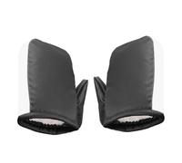 Handlebar Mitts - PU Leather Reflective Windproof, Motorcycle Hand Warmers, Warm Gloves Winter Hand Warmers | For Men Women Winter Cold Weather Daily Travel Commuting Driving Scooters Snowmobiles