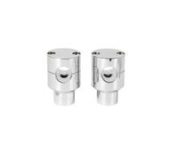 Handlebar Motorbike Risers Chrome/Black 1" Handlebar Riser Clamp 25mm 22mm for Motorcycle for Shadow Billet Handle Bar Risers Heightening Mount