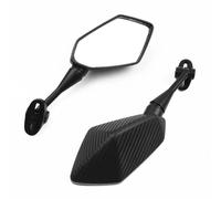 Handlebar Motorcycle Mirror Back Side Mirrors For CBR600 For CBR600RR Motorcycle Rearview Mirror Racing Sport Bike For CBR1000 For CBR1000RR Carbon Black