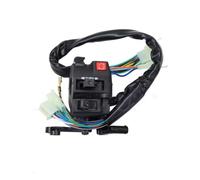 Handlebar Motorcycle Switch 5 Function Left Electric Start Switch For Universal Horn Turn Signals Indicator Far Near Light Button Choke Assembly