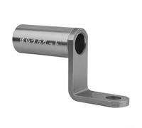 Handlebar Mount Adapter for Motorcycle Rearview Mirror with Mobile Phone Bracket and External Headlight Holder Rust Resistant Aluminum Alloy Material (Gray )