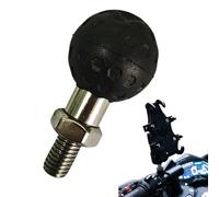 Handlebar Mount Base with Spherical Head for Cycling - Alloy Bracket with 360° Rotation for Urban and Mountain Use