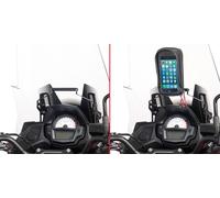 GIVI bracket for mounting on windshield for navigation system for Kawasaki Versys 650 (15-21)