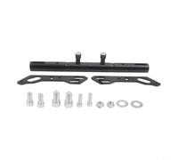 Handlebar Mounted Extension with Anti-Slip Phone Bracket for Motorcycles Ensures Steady Device Position During Off-Road and Urban Rides (Black)