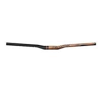 Handlebar MTB raised aluminum d31.8 black ergotec low riser gold edition l780mm
