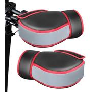 Handlebar Muffs - 8.66x10.24x5.51 Inches Waterproof Motorbike Mitts for Winter Riding, Grip Protection with Warmth Function, Scooter Mittens for Snowmobiles, Tricycles and Highway Riders
