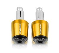 Handlebar part 7/8" 22mm Motorcycle Handlebar Grips End Handle Bar Cap Plug For BMW R1100GS R1100 R 1100 GS 1993-1999(Gold-black)