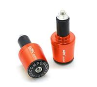 Handlebar part For KYMCO AK550 AK 550 All Years Universal Motorcycle Accessories 7/8"22MM Handlebar Grips Handle Bar Grip End Cap Plugs(Orange)