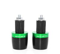 Handlebar part For Y-AMAHA MT07 MT 07 MT-07 Motorcycle Accessories 7/8" Handle Bar Grips Ends Counterweight Cap Plug Sliders Universal Handlebar(Green)