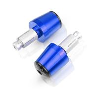 Handlebar part Motorcycle Accessories 7/8" 22MM Handlebar Grip Handle Bar Cap End Plug For H-ONDA CB400SF CB400 CB 400SF 1999-2007(Blue)