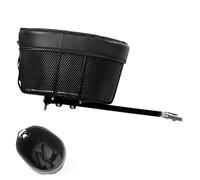 Handlebar Pet Carrier - Detachable Basket, Waterproof Foldable Multifunctional Basket, Safety Facilities for Small Dogs | Dog Carrier Bicycle Basket For Pets Shopping Camping Outdoor Use