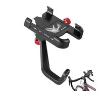Handlebar Phone Holder - 360 Degree Rotation Motorcycle Mount, Non-Slip Cellphone Bracket | Scooter Bike Navigation Stand for Road Travel Riding Commuting Outdoor Mobile Device Secure Grip