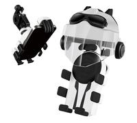 Handlebar Phone Holder with Sunshade, Quick Release Motorcycle Mount for Smartphones, Weatherproof Light Blocking Clamp Stand for Outdoor Riding and Travel, 4.53x2.6 Inches