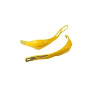 Handlebar Protector Fit For motorcycle modification accessories anti fall aluminum alloy handguard 22mm bow shaped windshield Handguards(Yellow)