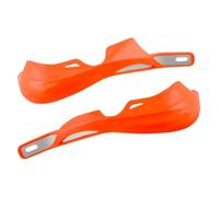 Handlebar Protector Fit For motorcycle modification accessories anti fall aluminum alloy handguard 22mm bow shaped windshield Motorcycle accessories(Orange)