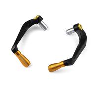 Handlebar Protector Motorcycle Handlebar Grips Guard Brake Clutch Lever Protector for Suzuki GSR 750 600 400 GSX-R GSXR 250 600 750 1000(Gold,B)