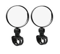 Handlebar Rear View Mirror For Bicycle Motorcycle 360 Rotation Adjustable For Bike Riding Cycling Mirror Motorbike Convex Lens Motorbike Side Mirrors(2pcs Tybe A)