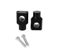 Handlebar Riser 2X Motorcycle 7/8" 1" Handlebar Riser Clamp Aluminum For For Custom For Springer For Bobber For Chopper 22mm 25mm Handle Bar Black/Silver