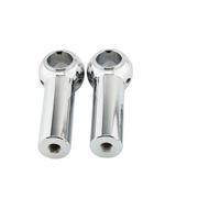 Handlebar Riser 4 Inch 5"" Handle Risers Kit for for Cruisers Choppers Metrics All Motorcycles with 2.5cm/ 1"" Bar Diameters Clamp(Color:5 Inch-Black)(4 Inch-Silver)