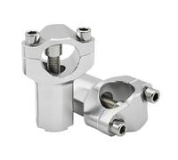 Handlebar Riser Bar Clamp Mount Compatible With EX EC MC 125 150 200 250 300 2021 2022 Models Fits 690 SMC 1190 1290 Adventure Motorcycles(Silver Increased)