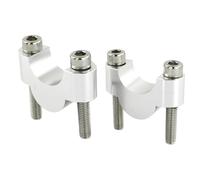 Handlebar Riser Bar Compatible With Ducati For Hypermotard 950 2019-2024 For Multistrada 1100 2007-2009 11/8" Motorcycle Handle Fat Bar Mount Handlebar Risers(Silver,20mm)