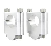 Handlebar Riser Bar Compatible With Triumph For Tiger 1050 Sport 2013-2020 For Trident 660 2021-2024 28mm 11/8" Motorcycle Handlebar Risers Clamps(Silver,30mm)