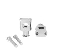 Handlebar Riser Bracket 1 Pair Universal Handlebar Risers Clamp 22mm 25mm Aluminium Black Motorcycle Handle Bar Mounting For For Dyna For Sportster