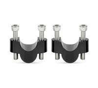 Handlebar Riser Clamp 2PCS Motorcycle 28mm Handlebar Riser 1 1/8" Bar Mount Handle Clamp Universal Handle Bar Rise 20mm For SUZUKI