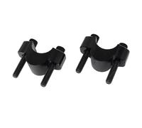 Handlebar Riser Clamp 2x Motorcycle Handlebar Risers Replace Parts Black For XT700Z 2019-2023