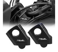 Handlebar Riser Clamp CNC Handle Bar Lift Extend Adapter Mount For Reble 250 Rebel 500 300 2017 2018 2019 2020 2021 2022