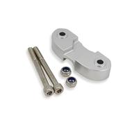 Handlebar riser clamp Compatible With Ducati For Scrambler 1100 Special Sport Dark Pro For Tribute Motorcycle Handlebar Blocks Riser Adapters Parts Accessories(Silver)