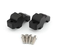 Handlebar riser clamp Compatible With MT09 2015-2020 For Tracer 900 2017-2020 For FZ09 2015-2020 Motorcycle Handlebar Bar Risers Motorbikes Accessories(Black)