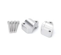 Handlebar riser clamp Compatible With Triumph For Tiger 1200 GT Pro 2023-2025 Motorcycle Accessories Handlebar Riser Handlebar Shifter Riser Bracket Clamping Kit(Silver)